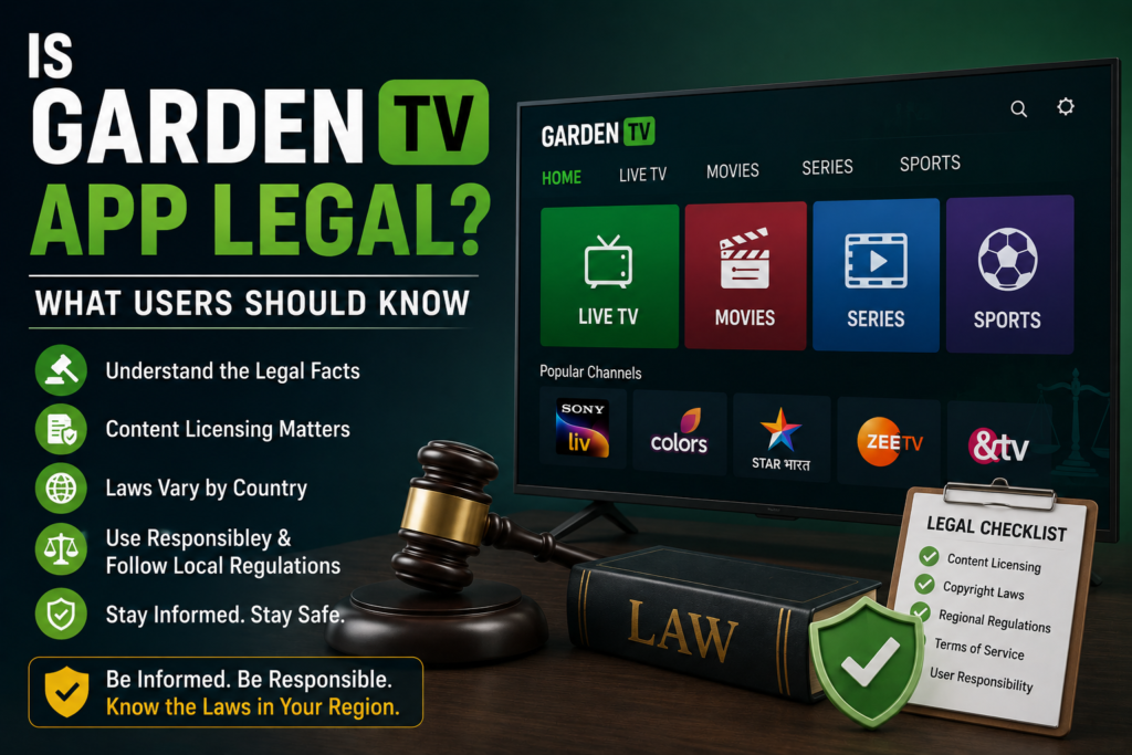 Is Garden TV App Legal? What Users Should Know.
