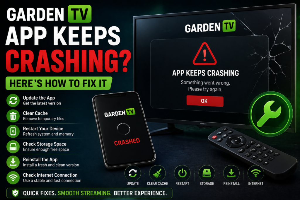Garden TV App Keeps Crashing? Here's How to Fix It.
